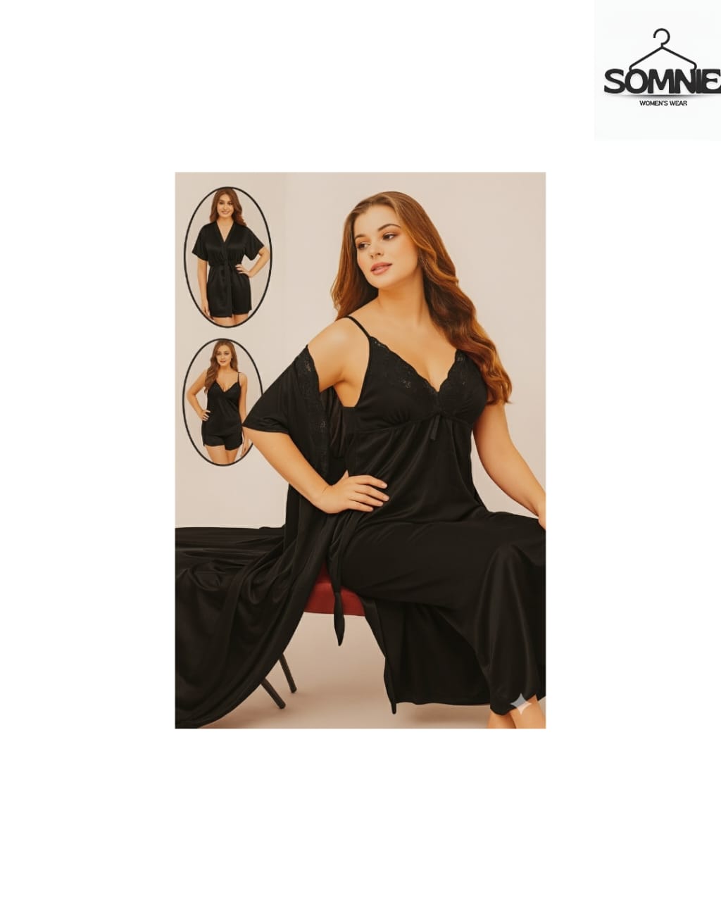 Luxury Silk Nighty Set